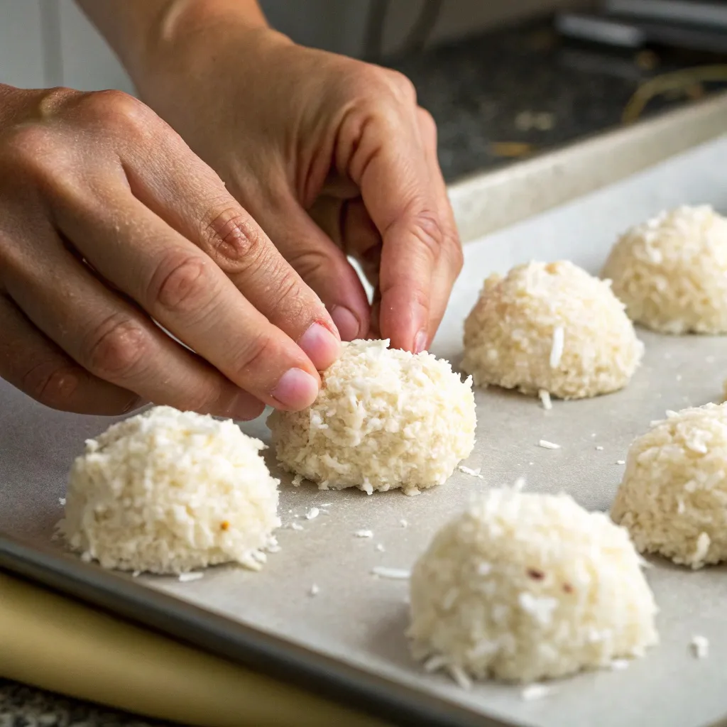 Step-by-Step Instructions : Shape macaroons